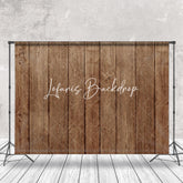 Lofaris Vintage Brown Retro Wood Texture Backdrop For Photo